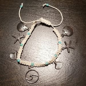 Braided Seaside Charm Bracelet